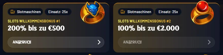 Boni und Aktionen im Dracula Casino